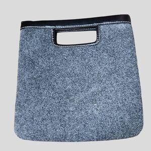 Banana Republic Wool Leather Trim Handbag